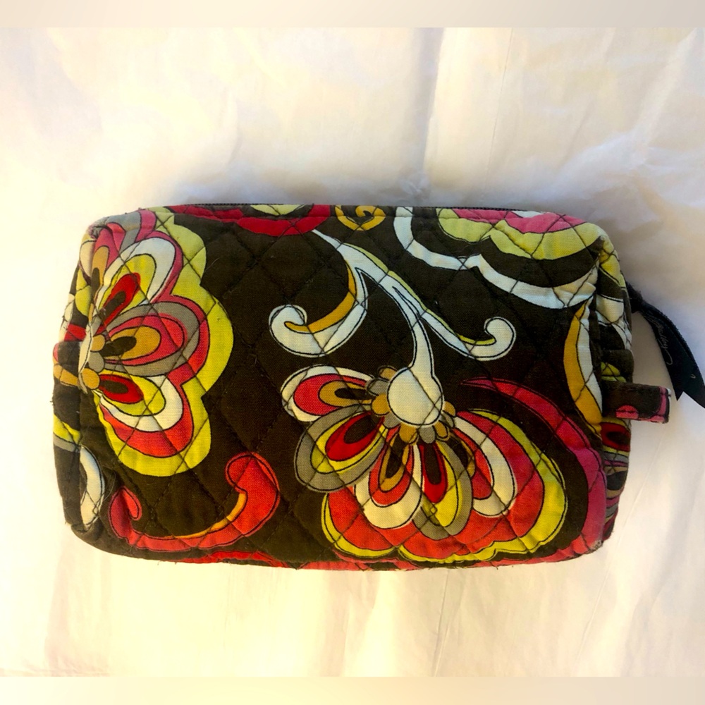 Vera Bradley Women's Multicolor Quilted makeup pouch